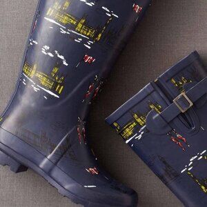Boden Novelty Rain Boots - Size 38 (size 7.5 Womens)